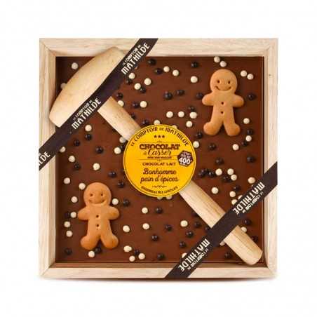 Chocolat à Casser Bonhomme Pain d'Epices 350G