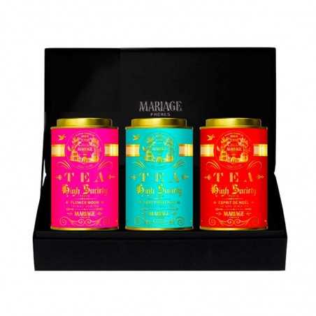 Coffret De 3 Thés Chefs D'Oeuvre Mariage Frères | Coffret Cadeau Thé