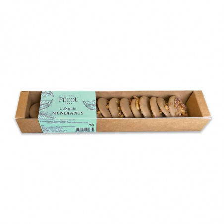 Mendiants Noir Maison Pécou réglette kraft 70G