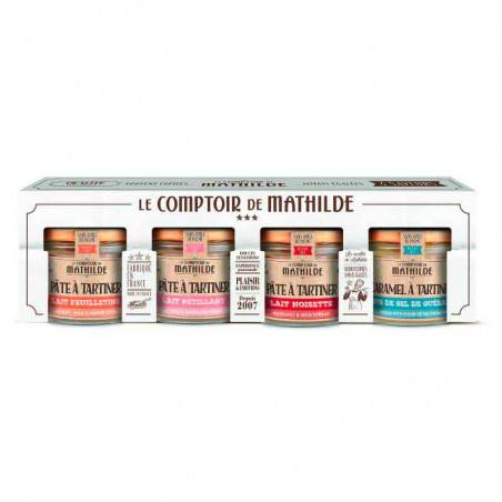 Coffret Pâtes À Tartiner Le Comptoir de Mathilde : 4x100ml