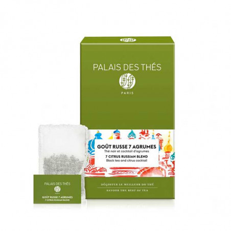 Thé Goût Russe 7 Agrumes Palais Des Thés: 20 sachets | Thé Noir