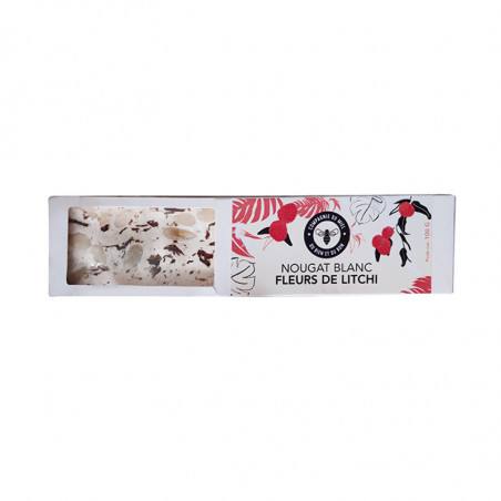 Nougat au Miel de Litchi Compagnie Du Miel : Barre de 100G