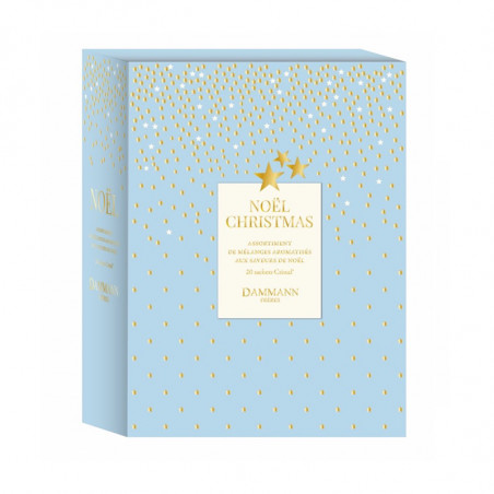 Coffret Assortiment de Noël Dammann Frères : 20 Sachets | 40G