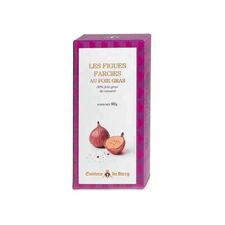 Figues farcies au foie gras de canard Comtesse Du Barry 125G