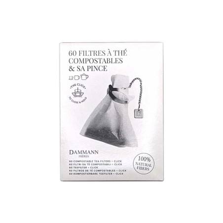 Boite de 60 Filtres À Thé Dammann Frères Accessoire Thé