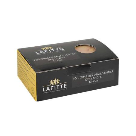 Foie gras de canard entier mi-cuit en barquette Lafitte 200G