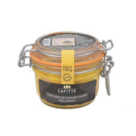 Foie gras de canard entier mi-cuit en bocal Lafitte 130G