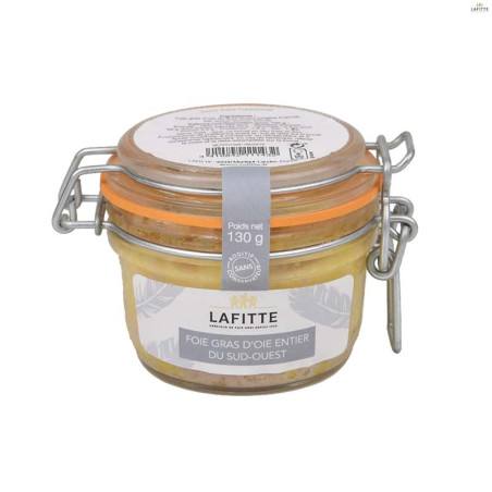 Foie gras d'oie entier en bocal Lafitte 130G