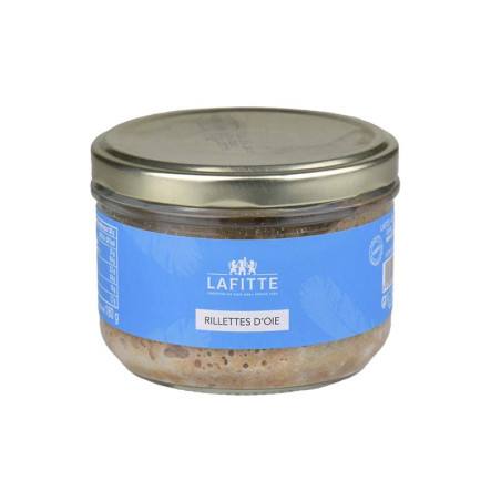 Rillettes d'oie en bocal Lafitte 180G