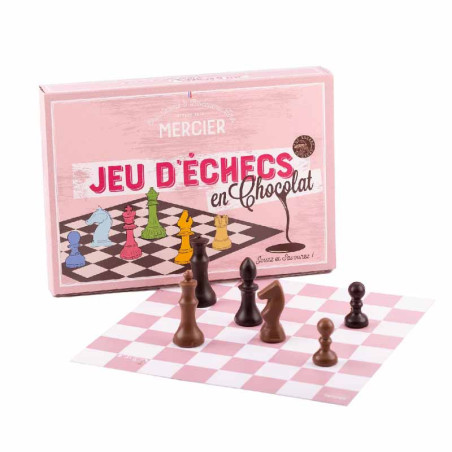 Jeu d'échecs en chocolat Daniel Mercier 280G