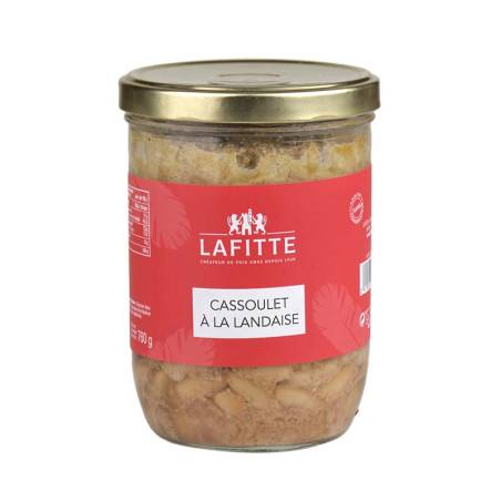 Cassoulet à la landaise en bocal Lafitte 760G