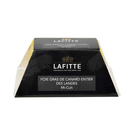Foie gras de canard entier mi-cuit en barquette Lafitte 450G