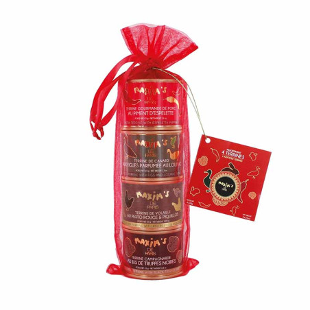 Pochon de 4 terrines assorties - Maxim's