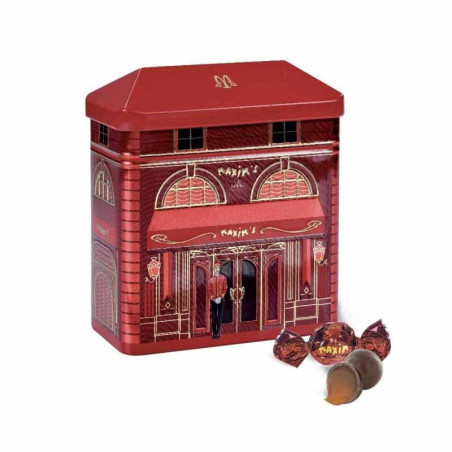 Boite Restaurant Boules Chocolat lait au caramel Maxim's 80G