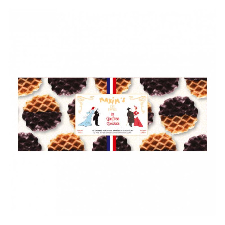 Etui 12 gauffres au chocolat - Maxim's