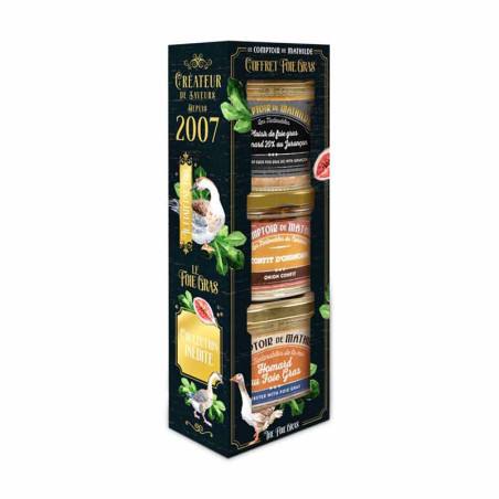 Coffret 3 Tartinables Foie Gras De Nöel LeComptoir De Mathilde