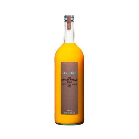Jus Orange Blonde d'Espagne Alain Milliat | 100% pur Jus 1L