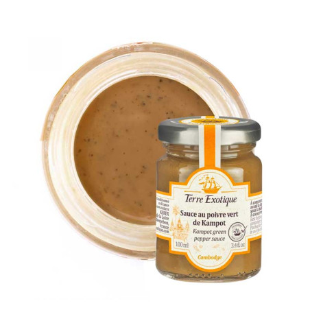 Sauce au Poivre Vert de Kampot Terre Exotique 100ml