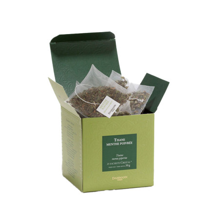 Tisane Menthe Poivrée Dammann Frères 25 sachets | Sans Théine