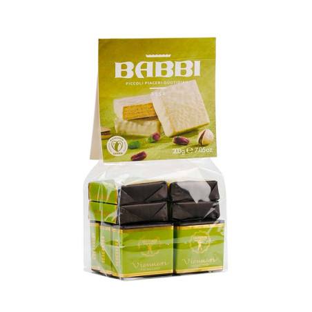 Viennesi Pistache Chocolat Blanc 10 Gaufrettes Babbi 200G