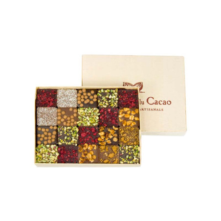 Chocolats Pralinés Feuilletés Noir et Lait Comptoir du Cacao 162G
