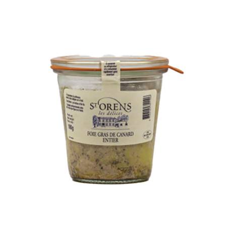 Foie gras de canard entier en bocal Saint-Orens 180G