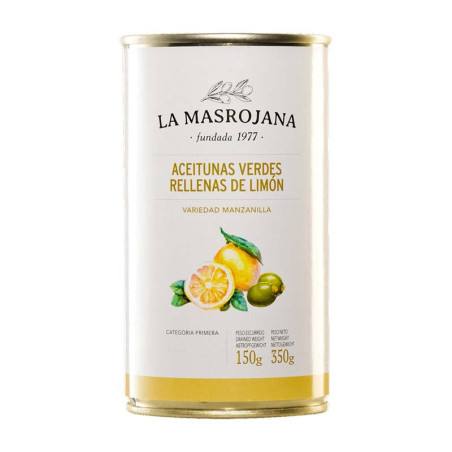 Olives Farcies Au Citron La Masrojana 150G Net Égoutté