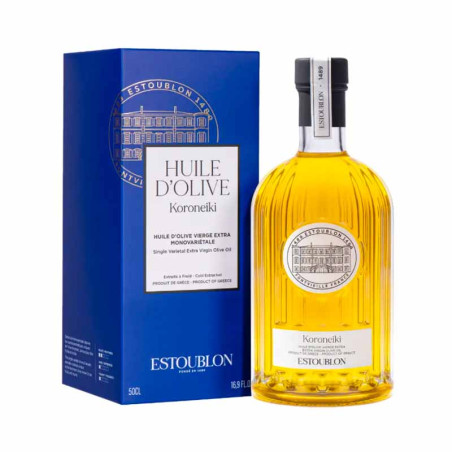 Bouteille Apothicaire Huile Olive Koroneiki Estoublon 50CL