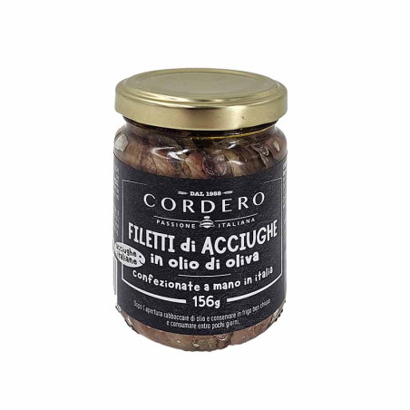 Filets d'anchois Sous Huile Cordero 156G