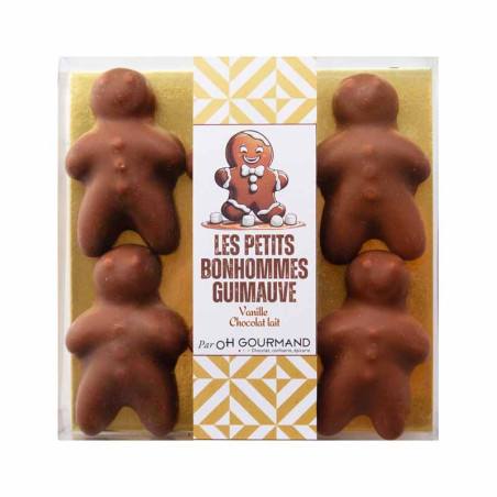 Les Petits Bonhommes Guimauve Chocolat Lait 110G Oh Gourmand