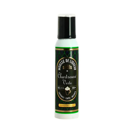 Smoos Chartreuse Verte 12cl | Chantilly Alcoolisée et sans produit laitier
