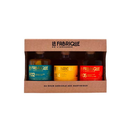 Rhum Arrangé Coffret 3x20cl La Fabrique de l'Arrangé