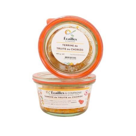 Terrines De Truite au Chorizo Ecailles & Compagnie 180G