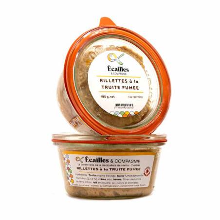 Rillettes De Truite Fumée Écailles & Compagnie 180G