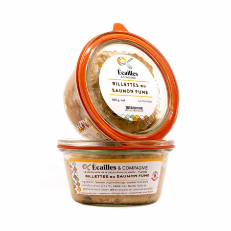 Rillettes De Saumon Fumé Écailles & Compagnie 180G