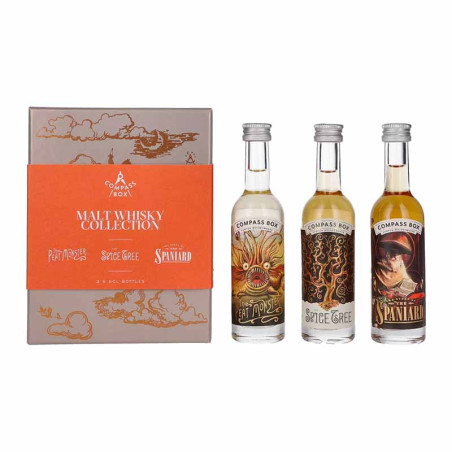 Coffret Compass Box 4x5CL | Dégustation Assortiment Cadeau Whisky 