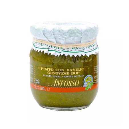 Sauce Pesto Genovese Anfosso 180G | au Basilic de Gênes DOP