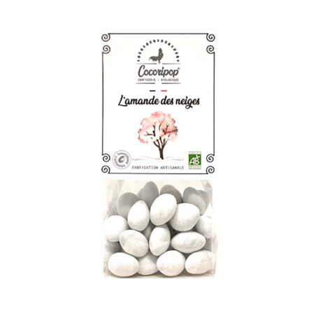 Amande Des Neiges Cocoripop 100G | Dragées Bio Chocolatées