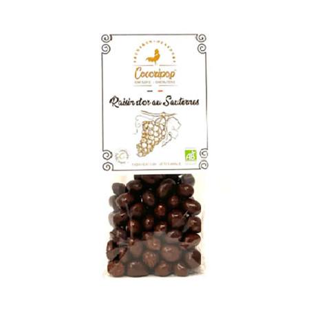 Raisins d'Or au Sauternes Cocoripop 100G | Raisin sec enrobé Chocolat