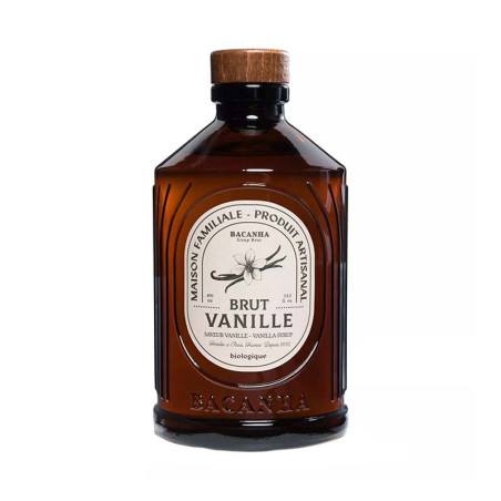 Sirop Vanille Brut Biologique Bacanha 40CL | Flacon en verre
