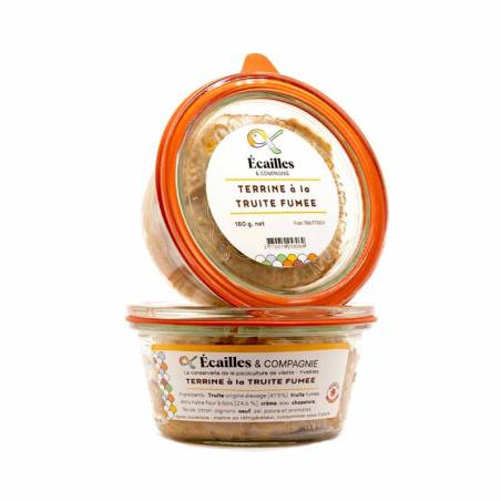 Terrines à la Truite Fumée Écailles & Compagnie 180G