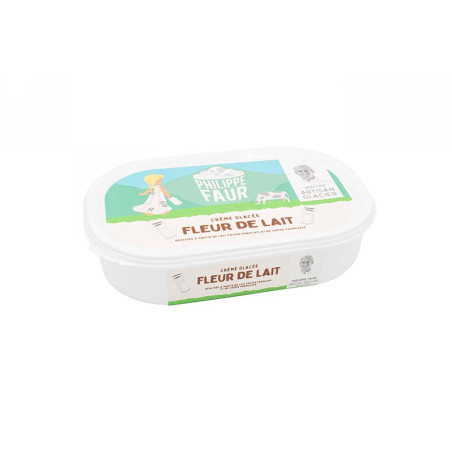Glace Fleur de lait Philippe Faur 750ML | Maitre Artisan Glacier
