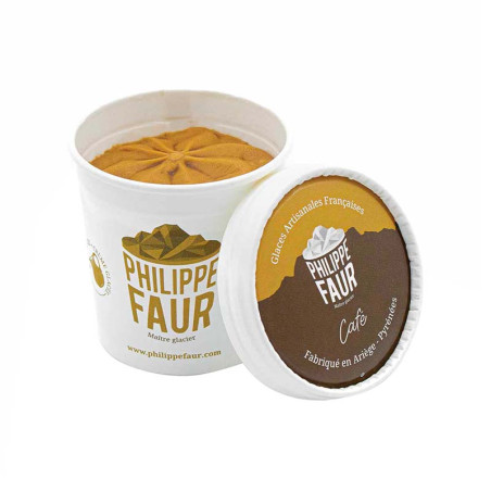 Glace Café Philippe Faur 100ML | Maitre Artisan Glacier