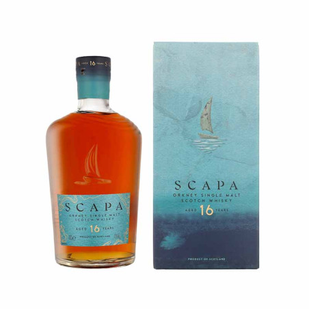 Whisky Scapa 16 ans 70cl | Single Malt écossais artisanal