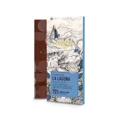 Tablette de chocolat de Plantation La Laguna Noir 70% 70G