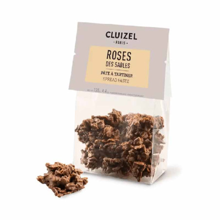 Sachet de Roses des Sables au Chocolat Michel Cluizel 125G