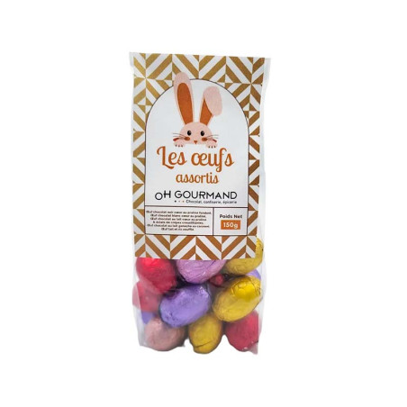 Sachet Oeufs de Pâques Assortis Oh Gourmand 150G