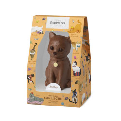 Moulage Chat Chocolat Lait 165G Simon Coll