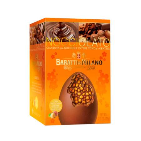 Oeufs Pâques Gianduja Lait et Noir Baratti et Milano 120G