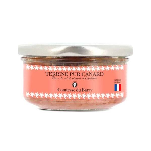 Terrine Pur Canard Piment d'Espelette Comtesse du Barry 140G